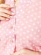 Платье А-силуэта розовое в горох | 6290944 | фото 5