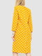 Платье А-силуэта желтое в горох | 6290952 | фото 4