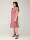 Платье А-силуэта лилового цвета “Моника” | 6293342 | фото 2