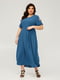 Платье А-силуэта синее “Патриция” | 6293344 | фото 4