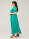 Платье А-силуэта  бирюзового цвета “Патриция” | 6293345 | фото 2