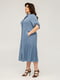 Сукня-сорочка синя "Світлана" | 6293349 | фото 2