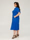 Платье-рубашка синее “Светлана” | 6293350 | фото 2