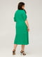 Сукня-сорочка зеленого кольору "Світлана" | 6293354 | фото 3