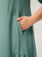Платье-рубашка  ментолового цвета “Светлана” | 6293355 | фото 5