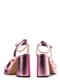 Босоножки розовые кожаные | 6291027 | фото 7