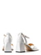 Босоножки белые кожаные | 6291125 | фото 7
