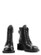 Ботильоны черные кожаные | 6291408 | фото 3