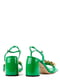 Босоніжки зелені лакові | 6291645 | фото 6
