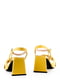 Босоножки желтые кожаные | 6291831 | фото 6