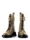 Ботинки цвета хаки кожаные | 6292132 | фото 5