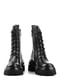 Ботинки черные кожаные | 6292187 | фото 6