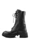 Ботинки черные кожаные | 6292192 | фото 2