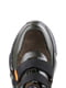 Ботинки цвета хаки кожаные | 6292234 | фото 6