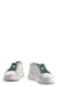 Кеды бело-зеленые | 6292441 | фото 3