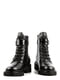 Ботинки черные кожаные | 6292812 | фото 3