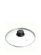 Крышка "serena" с черной кнопкой диам.22 см Frabosk термостойкое стекло | 6294396