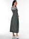 Сукня А-силуету сіра | 6293448 | фото 2