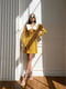 Сукня А-силуету жовта з квітковим принтом | 6295695 | фото 4