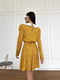 Сукня А-силуету жовта з квітковим принтом | 6295695 | фото 7