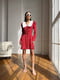 Сукня А-силуету червона з квітковим принтом | 6295696 | фото 2