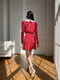 Платье А-силуэта красное с цветочным принтом | 6295696 | фото 6