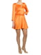 Платье А-силуэта оранжевое | 6295796 | фото 2