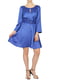 Платье А-силуэта синее | 6295799 | фото 2