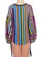 Блуза різнокольорова у смужку | 6295979 | фото 2