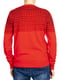 Пуловер красный с принтом | 6296048 | фото 3