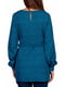 Блуза блакитна в горошок | 6296211 | фото 4