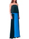 Платье А-силуэта синее | 6296262 | фото 2