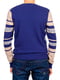 Пуловер бежево-синий шерстяной | 6296318 | фото 3