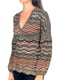Блуза різнокольорова з принтом | 6296412 | фото 2