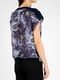 Блуза фиолетовая с принтом | 6296493 | фото 2