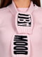 Джемпер розовый с лого | 6296579 | фото 5