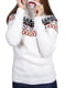Білий светр з орнаментом | 6296592 | фото 4