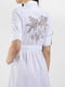 Платье А-силуэта белое | 6296658 | фото 5