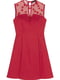 Платье А-силуэта красное | 6296768