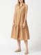 Сукня А-силуету коричнева | 6297378 | фото 5