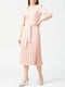 Платье А-силуэта розовое | 6297435 | фото 5