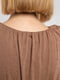 Сукня А-силуету коричнева | 6297443 | фото 4