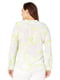Блуза салатового кольору в принт | 6297968 | фото 3