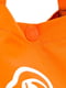 Экосумка оранжевого цвета с принтом | 6298079 | фото 7