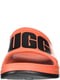 Шлепанцы оранжевые с фирменным логотипом | 6298315 | фото 5