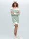 Платье-свитер бежевое в полоску | 6298386 | фото 2