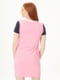 Сукня-футболка рожеве з принтом | 6298585 | фото 8