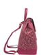 Рюкзак розовый с принтом | 6298758 | фото 3