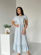 Сукня світло-блакитна з принтом | 6299006 | фото 3