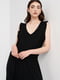 Платье А-силуэта черное | 6299294 | фото 4